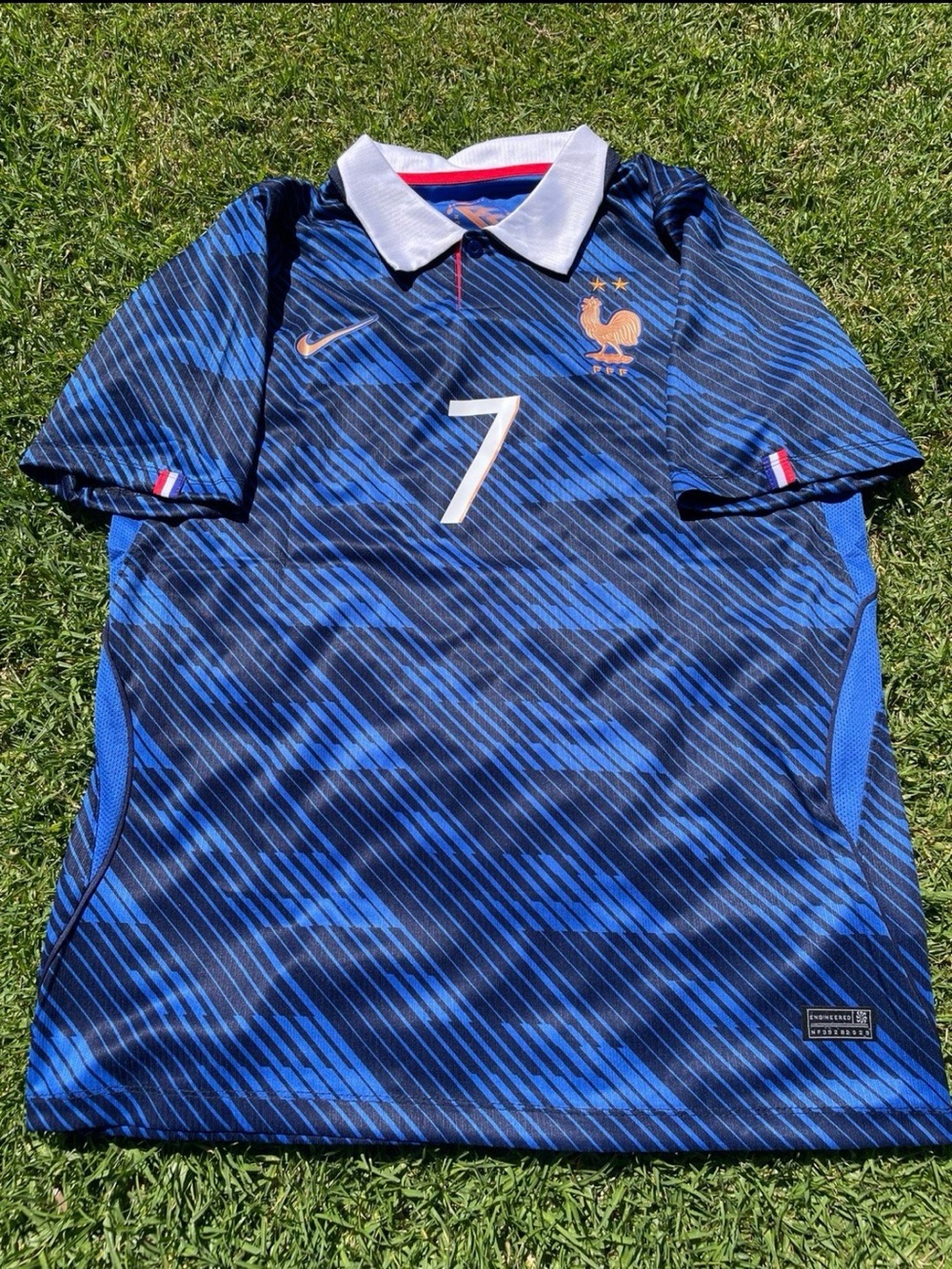Nike Dembélé #7 France Home Player Version